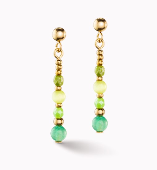 Princess Spheres earrings green